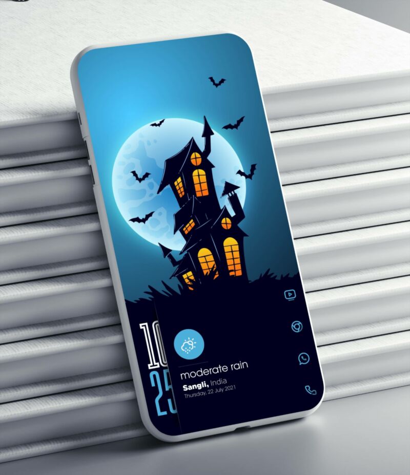 Android homescreen Scary House